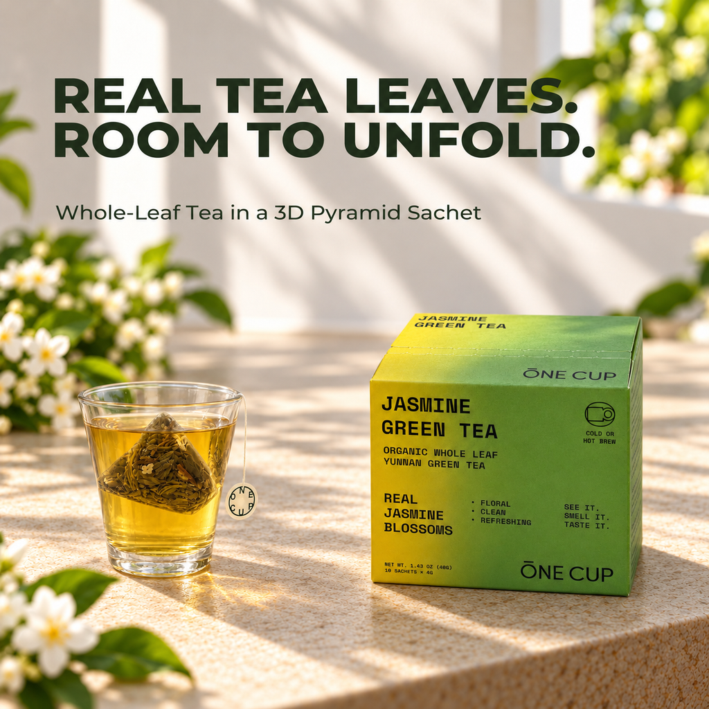 Jasmine Green Tea – Whole Leaf Tea Bags