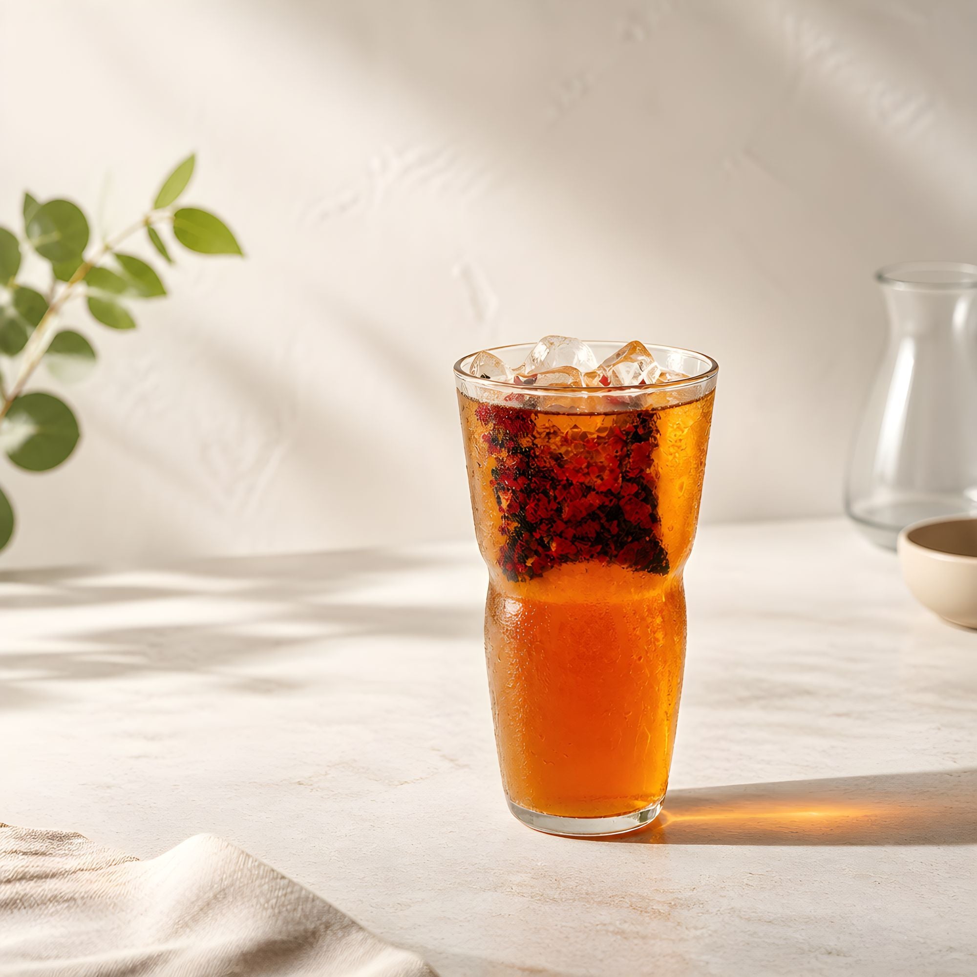 Organic Rose Black Tea Bags – Cold Brew, Whole Leaf, Smooth Floral Taste (10 Sachets)