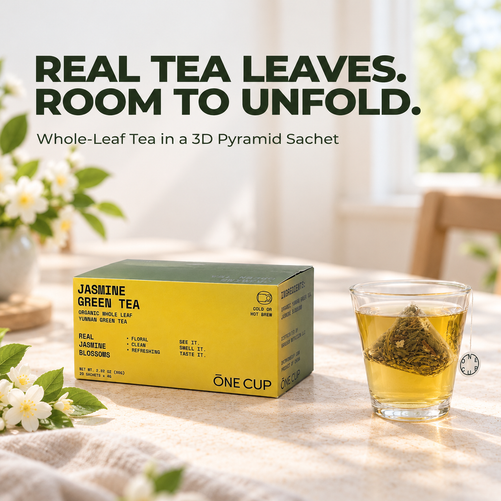 Jasmine Green Tea – Whole Leaf Tea Bags